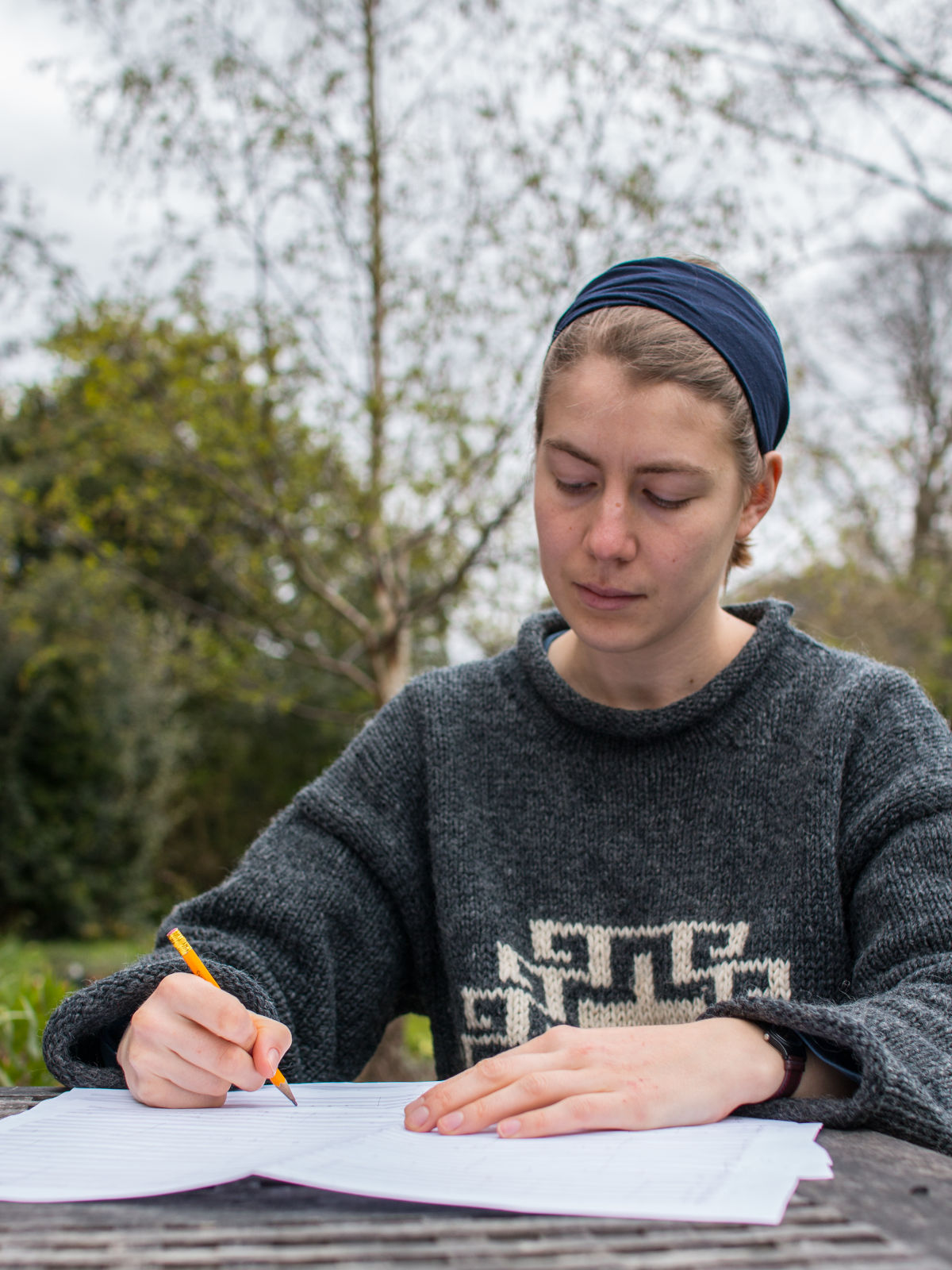 Kate composing